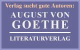 Banner des August von Goethe Verlags mit Verlinkung, neues Fenster, zur Verlagsseite